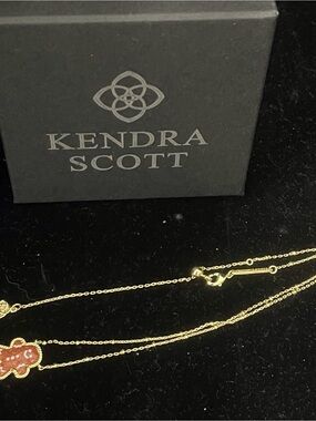 Authentic Kendra Scott Gold Necklace